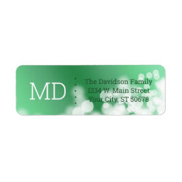 Abstracte stijl etiket