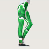 Abstracte stijl gecombineerd met digitale kunst in leggings (Rechts)