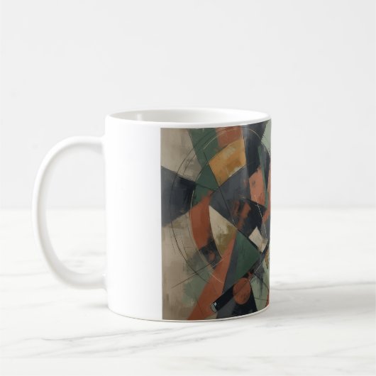 Abstracte Stijl Koffiemok (Links)