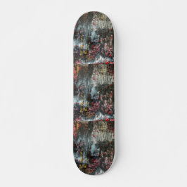 Abstracte stijl persoonlijk skateboard