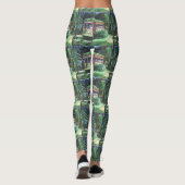 Abstracte stijl Streetcar; Leggings (Achterkant)