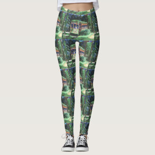 Abstracte stijl Streetcar; Leggings