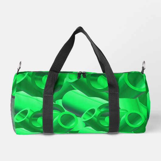 Abstracte stijl van 3d-buizen met moderne digitale plunjezak (Achterkant)