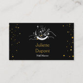 Abstracte stijlvolle bus met schrijfkundigen visitekaartje (Voorkant)