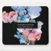 Abstracte stijlvolle Paint splash ink zakelijke we Muismat (Voorkant)