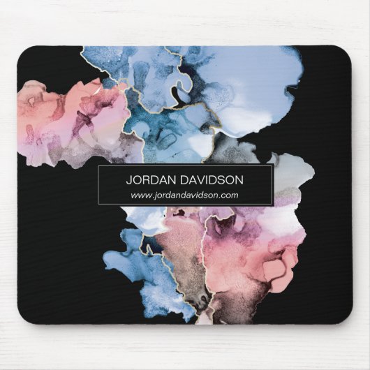 Abstracte stijlvolle Paint splash ink zakelijke we Muismat (Voorkant)