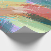 Abstracte stijlvolle pasta-kleuren cadeaupapier (Hoek)