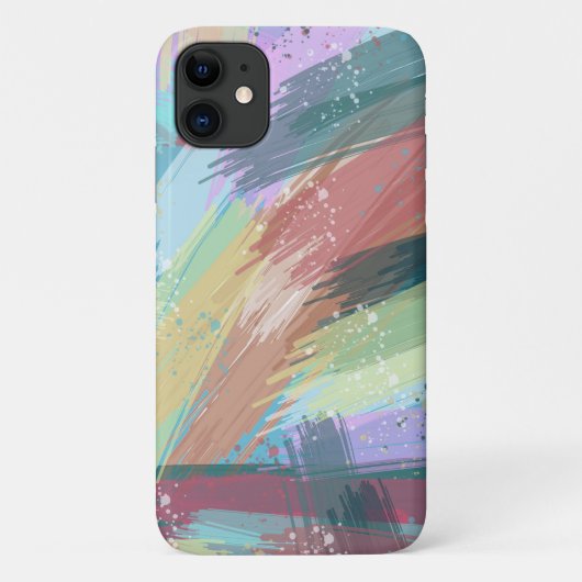 Abstracte stijlvolle pasta-kleuren Case-Mate iPhone case (Achterkant)