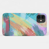 Abstracte stijlvolle pasta-kleuren Case-Mate iPhone case (Achterkant (horizontaal))