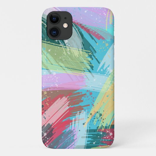 Abstracte stijlvolle pasta-kleuren Case-Mate iPhone case (Achterkant)