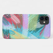 Abstracte stijlvolle pasta-kleuren Case-Mate iPhone case (Achterkant (horizontaal))