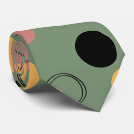 Abstracte stijlvolle vormgeving, groene mannen stropdas