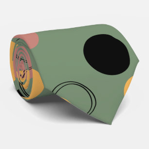 Abstracte stijlvolle vormgeving, groene mannen stropdas