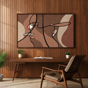 Abstracte Stille Beweging Poster