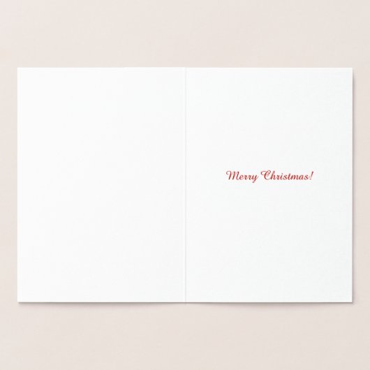 Abstracte stip kerstboom op goud folie kaarten (Binnen)