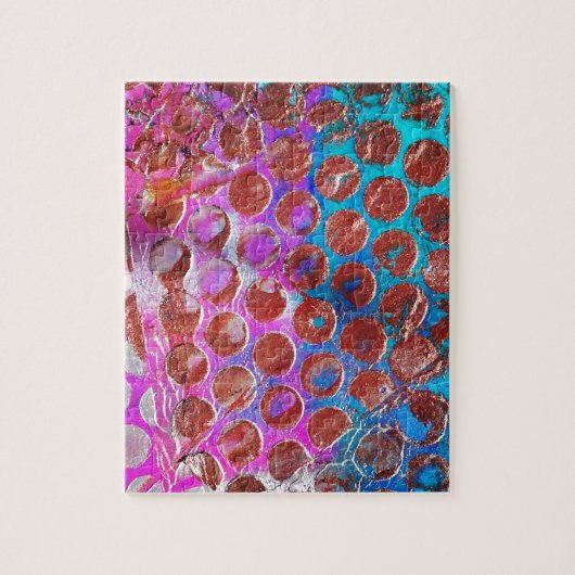 Abstracte Stippen Legpuzzel (Verticaal)