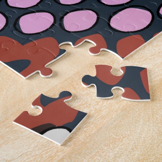 Abstracte Stippen Legpuzzel (Zijkant)