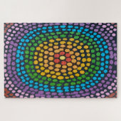 Abstracte Stippen Legpuzzel (Horizontaal)