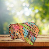 Abstracte Stippen met meerdere kleuren, geverfd Stropdas