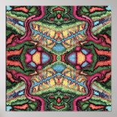 Abstracte Stippen Poster (Voorkant)