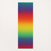 Abstracte stippen Regenboog Levendig Opgewekt Kleu Yogamat (Voorkant)