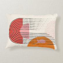 Abstracte Stippen voor lijnboogvisserij Pillow 16 