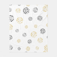 Abstracte stippen voor zwart en goud