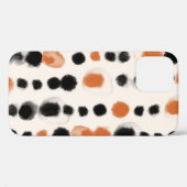 Abstracte stippen: Waterverf geometrie. Case-Mate iPhone Case (Achterkant (horizontaal))