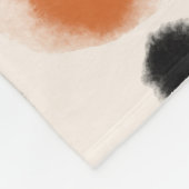Abstracte stippen: Waterverf geometrie. Fleece Deken (Hoek)