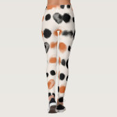 Abstracte stippen: Waterverf geometrie. Leggings (Achterkant)