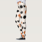 Abstracte stippen: Waterverf geometrie. Leggings (Links)