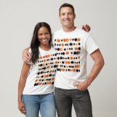 Abstracte stippen: Waterverf geometrie. T-shirt (Unisex)