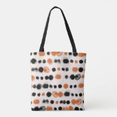 Abstracte stippen: Waterverf geometrie. Tote Bag (Achterkant)