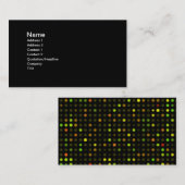 Abstracte stippen Wetenschap Visitekaartje (Voorkant / Achterkant)