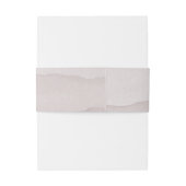 Abstracte stoffige roos gepersonaliseerde bruiloft uitnodigingen wikkel (Achterkant Voorbeeld)