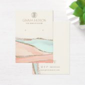 Abstracte Stone Gold Foil Oorlogskaart Visitekaartje (Bureau)