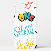 Abstracte straatgraffitikelelementen met g Case-Mate iPhone case (Achterkant)