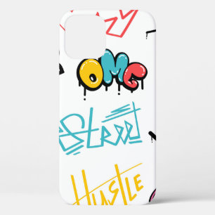 Abstracte straatgraffitikelelementen met g Case-Mate iPhone case