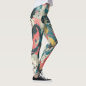 Abstracte straatkunst leggings (Rechts)