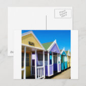Abstracte strand Huts Briefkaart (Voorkant / Achterkant)