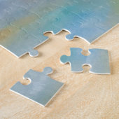 Abstracte strand kust-oceaanwolken legpuzzel (Zijkant)