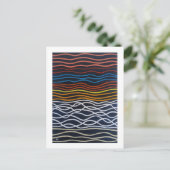 Abstracte Strand Schilderij door Alfred Fox Briefkaart (Staand voorkant)