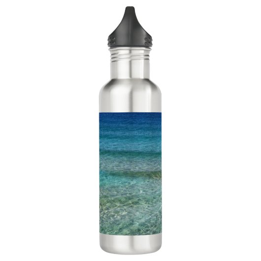 Abstracte strandachtergrond 42 waterfles  (Links)