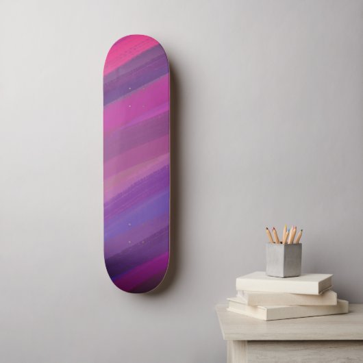 Abstracte Streaks Persoonlijk Skateboard (Muurkunst)