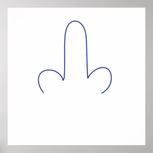 abstracte streep kunst poster (Voorkant)