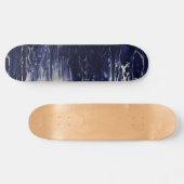 Abstracte Street Art Geïnspireerd op Donkerblauwe  Persoonlijk Skateboard (Horizontaal)