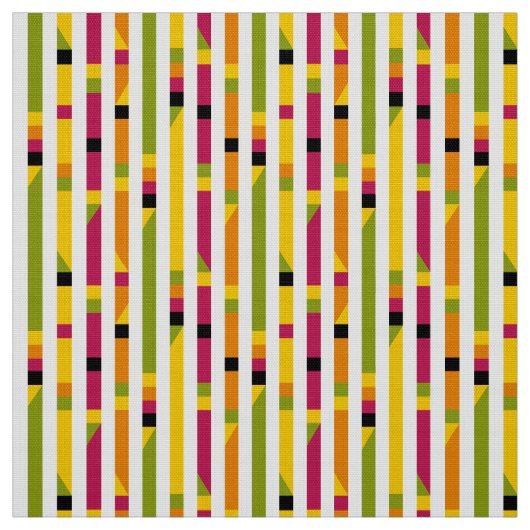 Abstracte strepen 170615 (1) - Met wit Stof (Swatch)