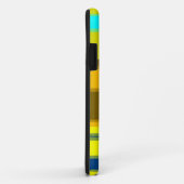 Abstracte strepen (Geel, Blauw, Cyaan, Olijf) Case-Mate iPhone Case (Achterkant/rechts)