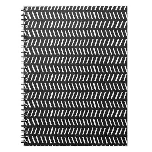Abstracte strepen horizontaal naadloos deksel Notitieboek (Voorkant)