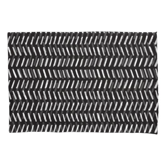 Abstracte Strepen Horizontale Achtergrond Kussensloop (Voorkant)